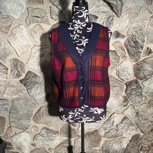 Carreau Sport Plaid Vest L